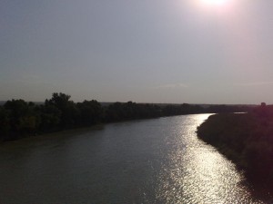 Atardecer por el Galacho de La Alfranca