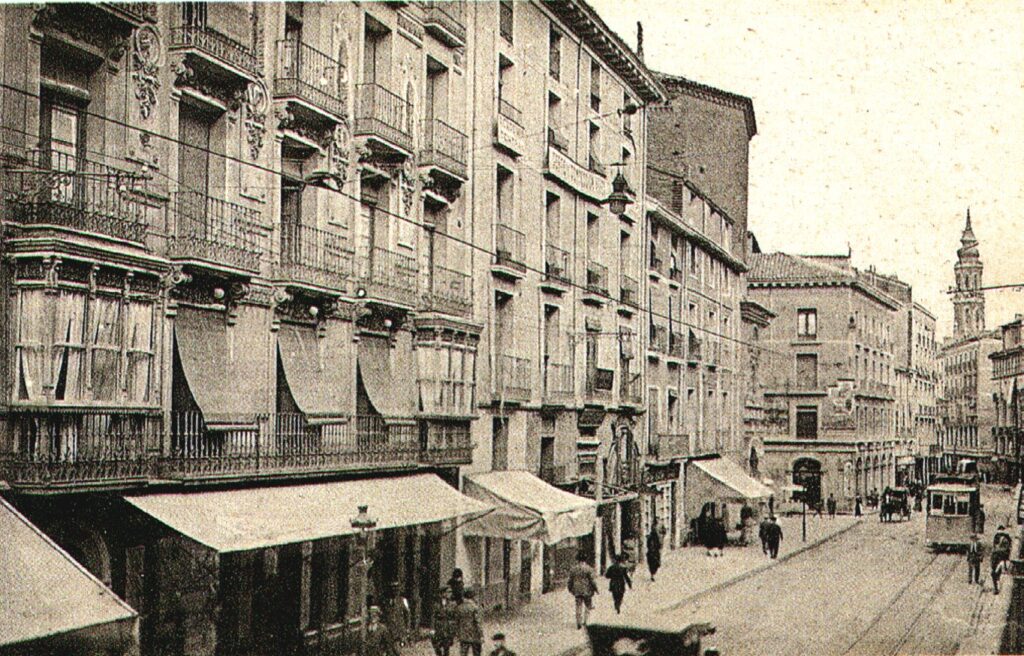 Zaragoza antigua: calle Don Jaime I, 2